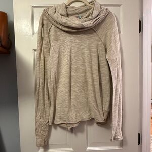 Free People Beach Cozy Cream Sweater